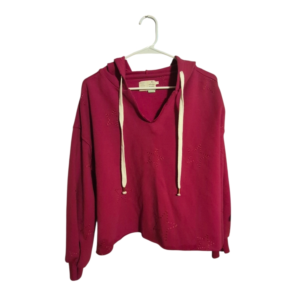 Cozy Magenta Hoodie with Drawstrings